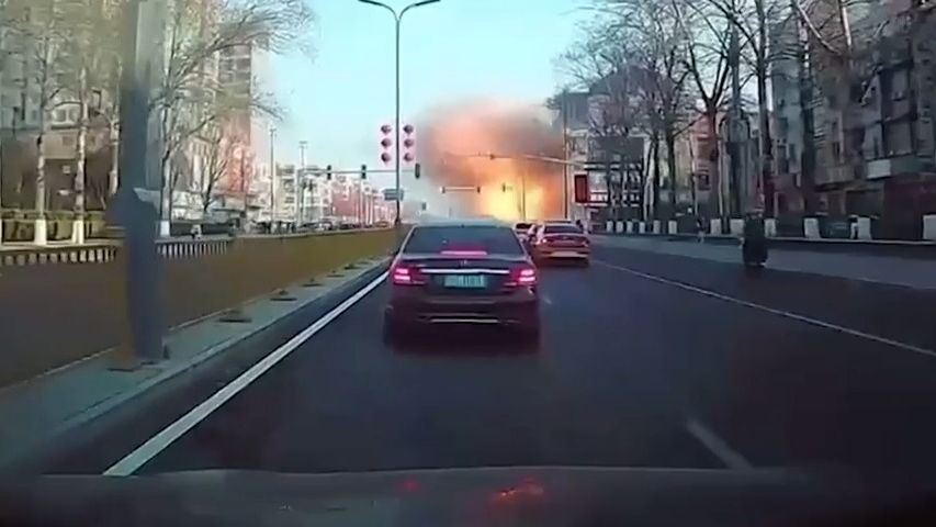 Video: Mohutná exploze zdemolovala čínskou restauraci